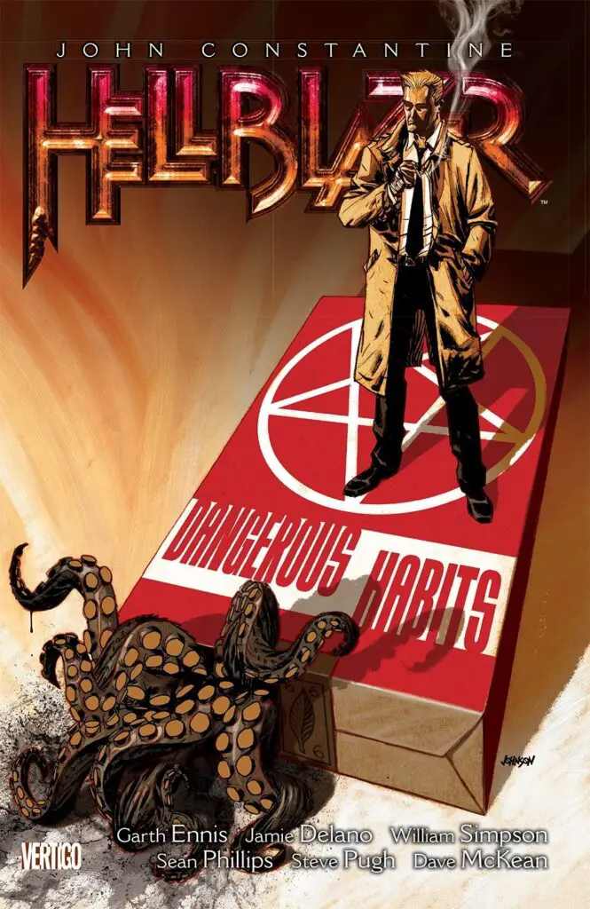 cover image of dangerouse habits hellblazer john constantine 