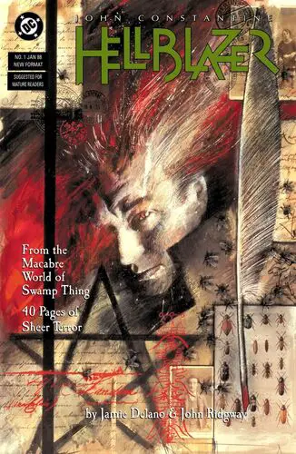 image of the first hellblazer comic