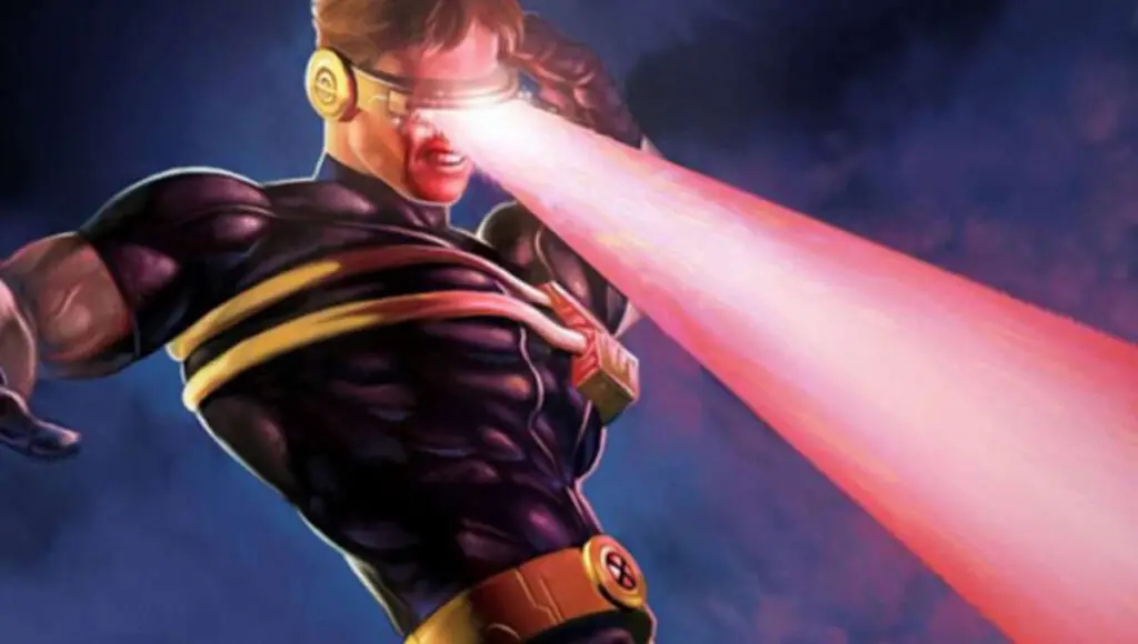 Image showing Cyclops holding his head to shot his beam