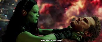 image of Gamora for marvel pick up lines
