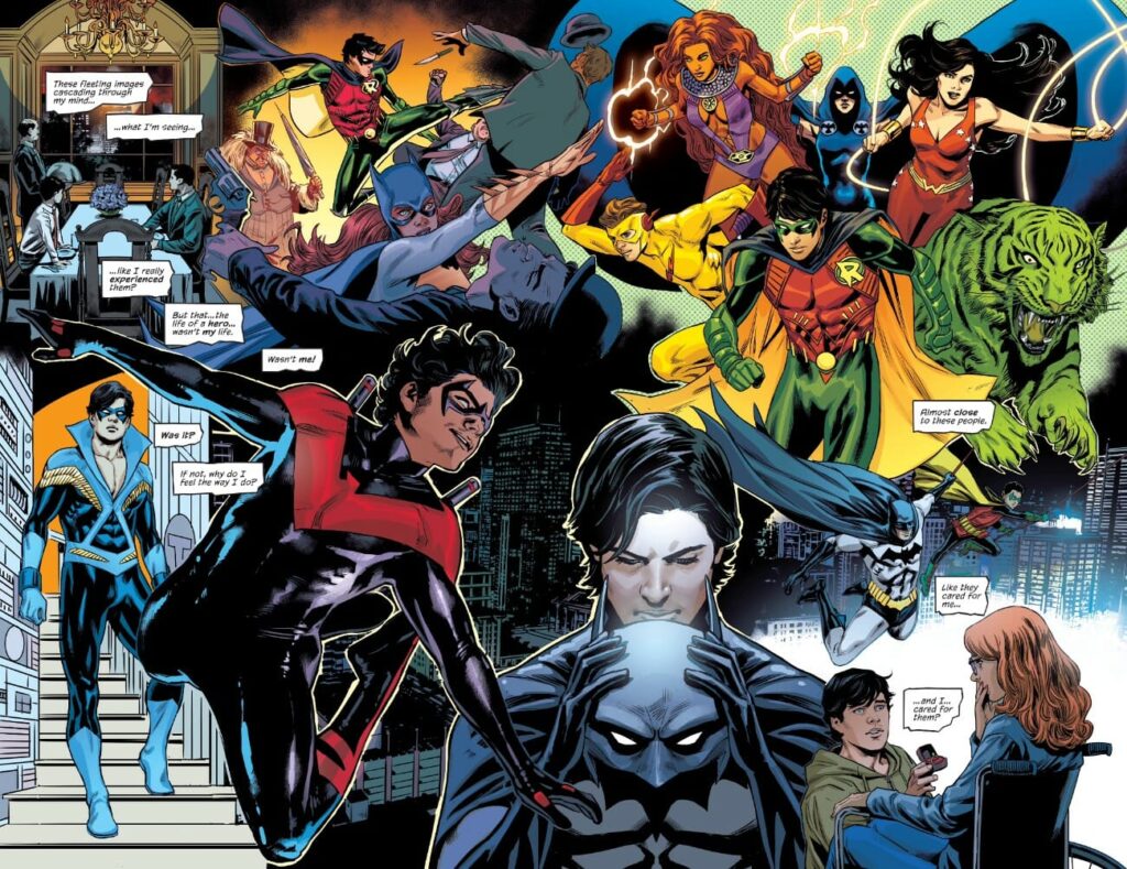 image of Nightwing and his teams