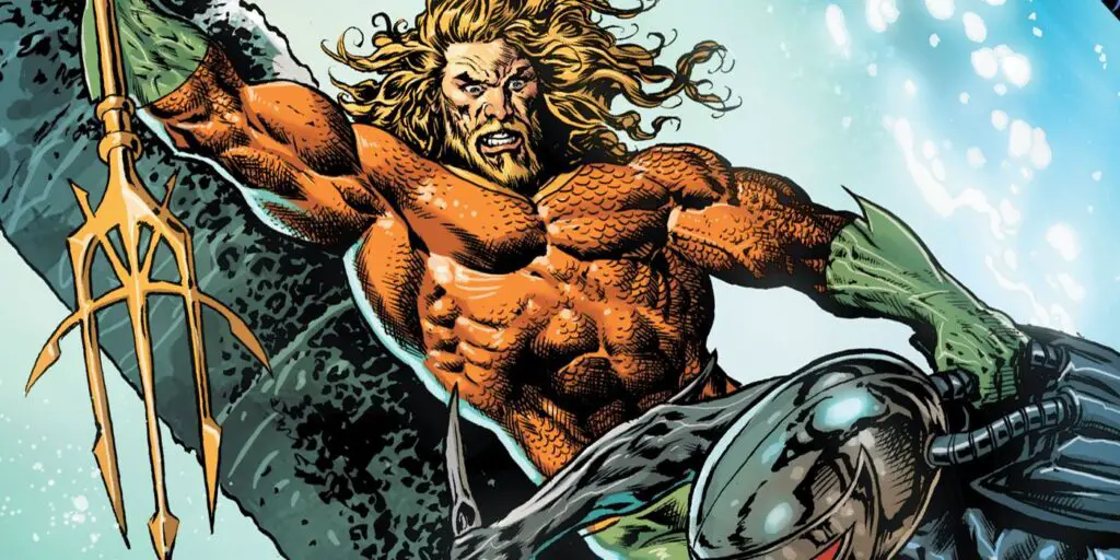 long  hair version of Aquaman for Aquaman Comics post