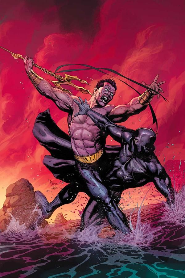 image of namor fighting black panther for the Namor Comics, The Original Mutant post