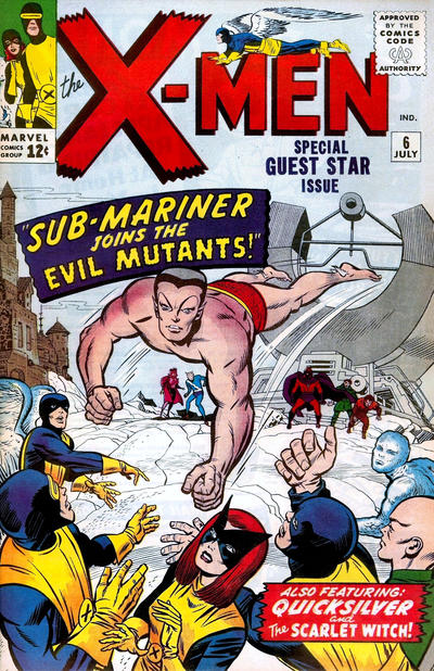 cover image of namor fighting the xmen for Namor Comics, The Original Mutant post