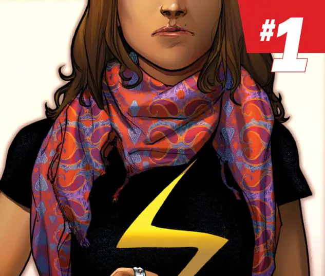 Ms. Marvel cover for the Marvels comics post