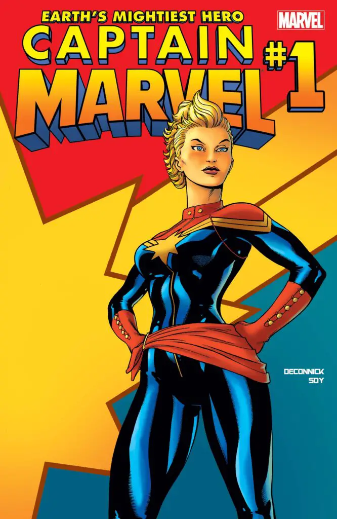 cover image of captian marvel for the Marvels comics post